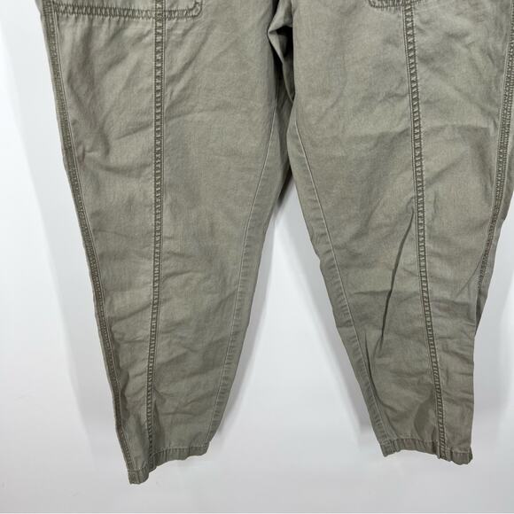 Lou & Grey Women’s Army Green Pull On Jogger Style Pants Size 8 - Picture 3 of 7